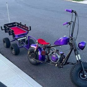 Mini bike and trailer